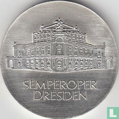 DDR 10 mark 1985 "Restoration of Semper Opera in Dresde" - Afbeelding 2