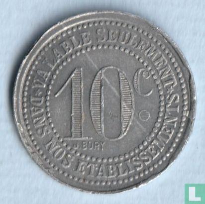 Vichy 10 centimes 1920 - Image 2