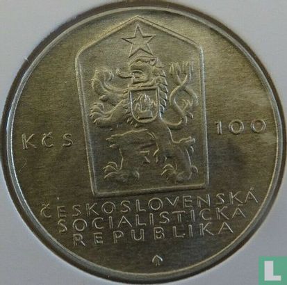 Tsjecho-Slowakije 100 korun 1983 "100th anniversary Death of Karl Marx" - Afbeelding 2