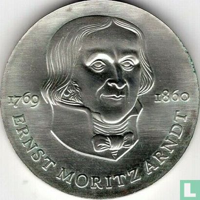 GDR 20 mark 1985 "125th anniversary Death of Ernst Moritz Arndt" - Image 2