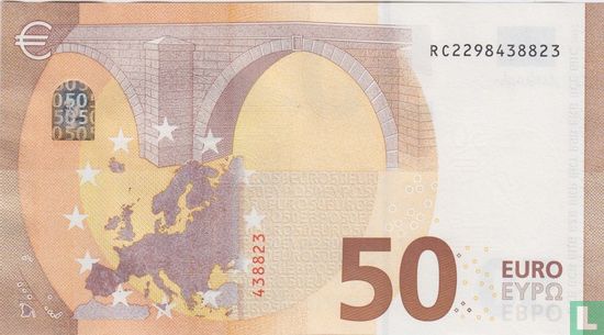 Eurozone 50 Euro R - C - Afbeelding 2