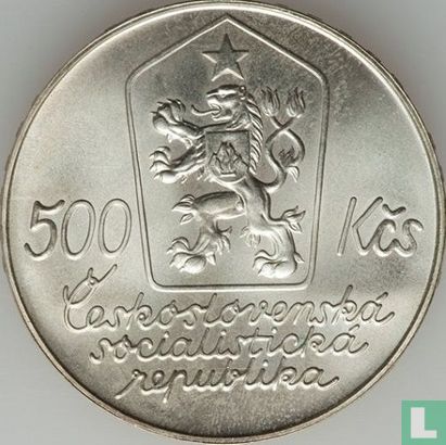Tsjecho-Slowakije 500 korun 1987 "100th anniversary Birth of Josef Lada" - Afbeelding 2