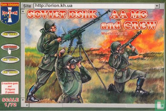 Soviet DShK AA MG and Crew - Bild 1