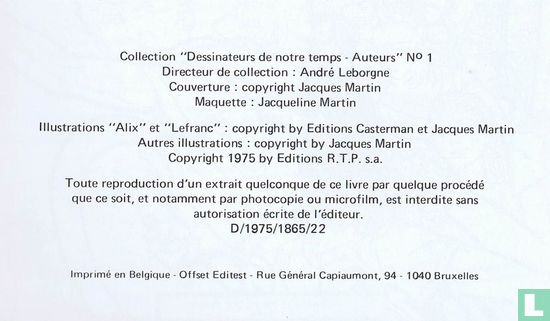 Alix, Lefranc & Jacques Martin - Afbeelding 3