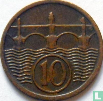 Tchécoslovaquie 10 haleru 1926 - Image 2