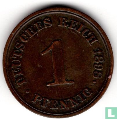 Duitse Rijk 1 pfennig 1898 (E) - Afbeelding 1