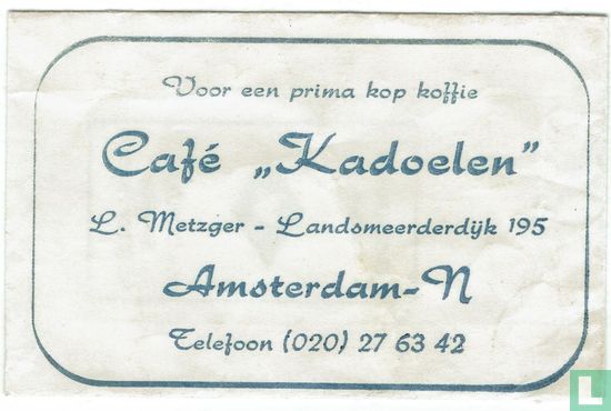 Café "Kadoelen"  - Afbeelding 1