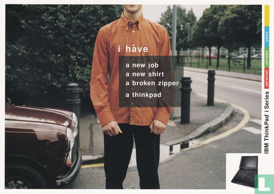 IBM ThinkPad® i Series ©1998 "i have a new job" - Afbeelding 1