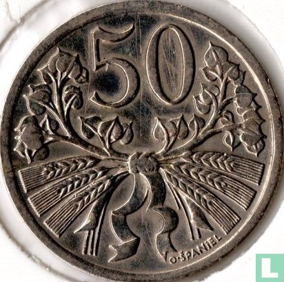 Czechoslovakia 50 haleru 1927 - Image 2