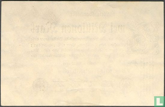 Allemagne 2 Million Mark 1923 (P.104a - Ros.103a) - Image 2