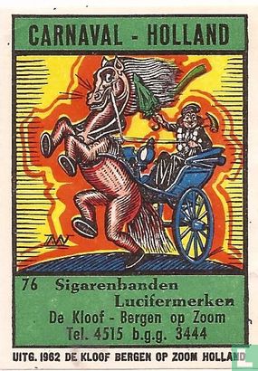 Sigarenbanden Lucifermerken - De Kloof Bergen op Zoom - Tel. 4515 b.g.g. 3444
