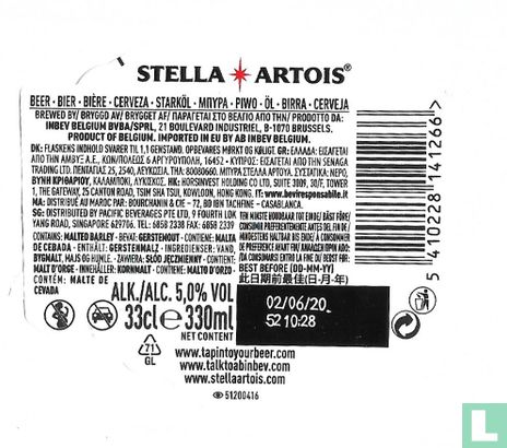 Stella Artois 33cl - Afbeelding 2