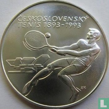 Tsjecho-Slowakije 500 korun 1993 "Centenary of Czech tennis" - Afbeelding 1