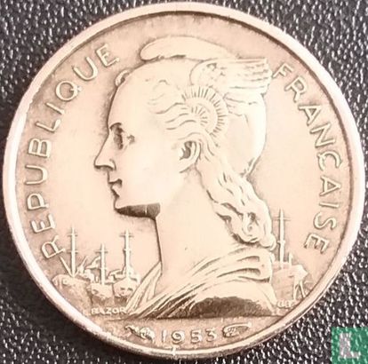 Madagaskar 10 francs 1953 - Afbeelding 1