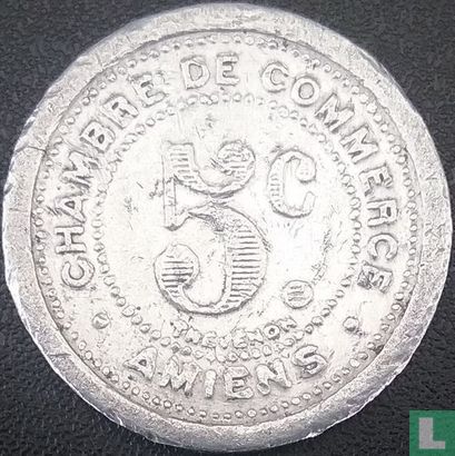 Amiens 5 centimes 1921 - Image 2