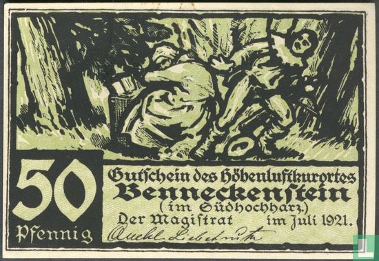 Benneckenstein, Stadt - 50 Pfennig 1921    - Afbeelding 1