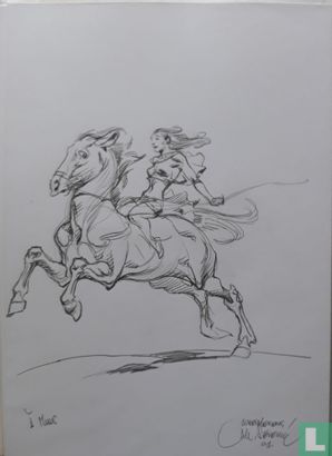 Frau auf Pferd