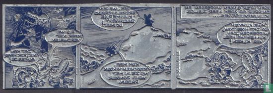 Originele oude metalen drukplaat (cliché) Wipperoen en de Stummels - Image 1