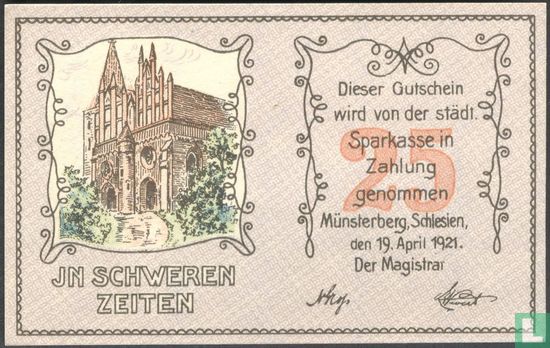 Münsterberg 25 Pfennig - Image 1