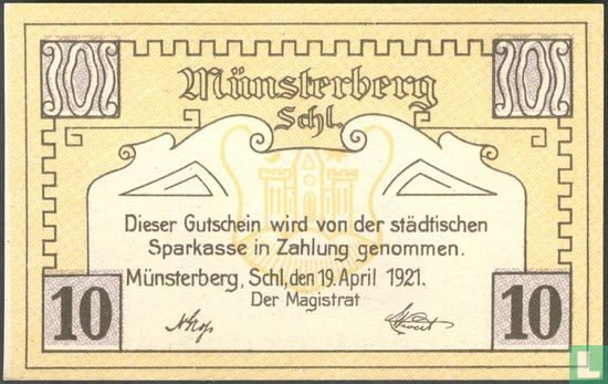 Münsterberg 10 Pfennig - Image 1