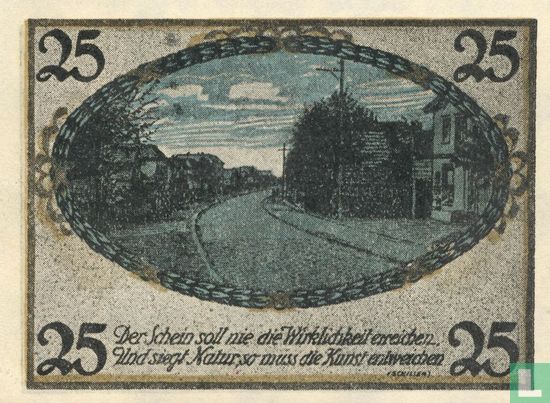 Schnelsen, Stadt - 25 Pfennigs (1) N.D. (1921) - Image 2