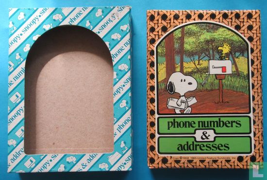 Snoopy - Telefoon nummers adres boek - Afbeelding 2