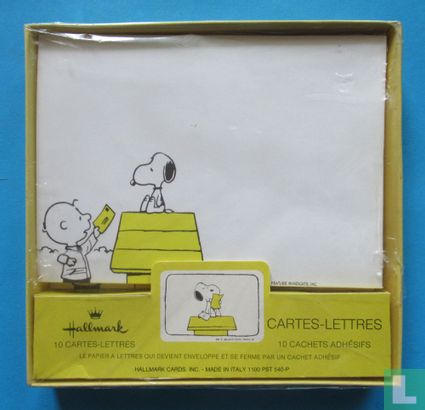 Snoopy schrijfkaarten en afsluitzegels - Afbeelding 3