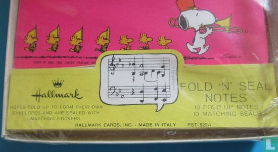 Snoopy schrijfkaarten en afsluitzegels - Afbeelding 2