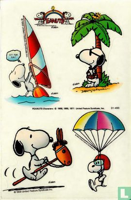 Snoopy stickervel