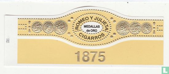 Romeo y Julieta Medallas de Oro Cigarros 1875 - Image 1