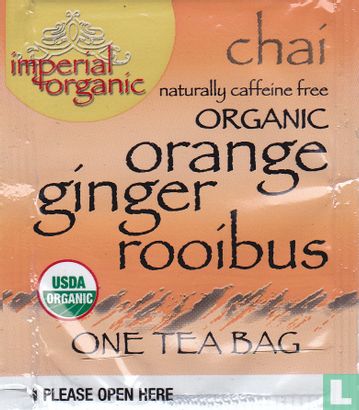 Organic orange ginger rooibus - Afbeelding 1