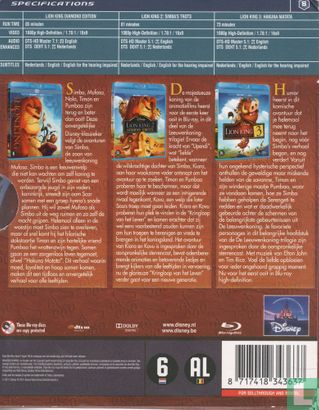 The Lion King - All 3 movies [volle box] - Afbeelding 2