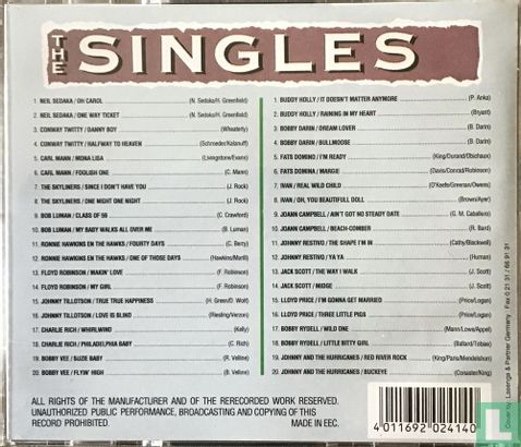 The Singles Original Single Compilation of the Year 1959 - Afbeelding 2