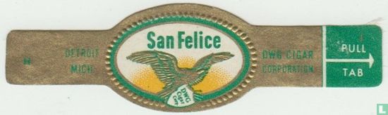 San Felice DWG Cigar Corp - Detroit Mich. - Dwg Cigar Corporation [pull tab]  - Afbeelding 1