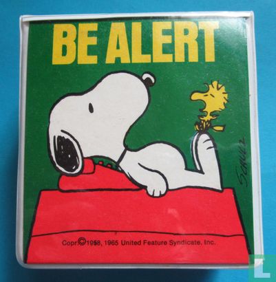 Peanuts Collection - Desk Pad - Be Alert - Afbeelding 1