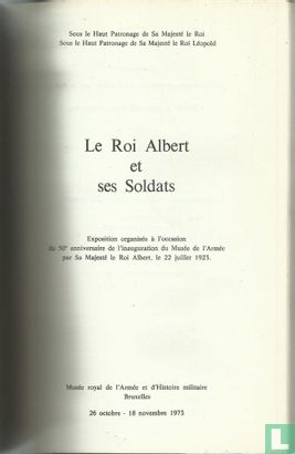 Le Roi Albert et ses  Soldats - Afbeelding 3