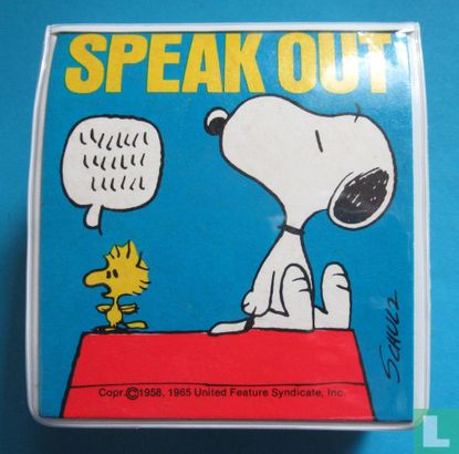 Peanuts Collection - Desk Pad - Speak out - Image 1