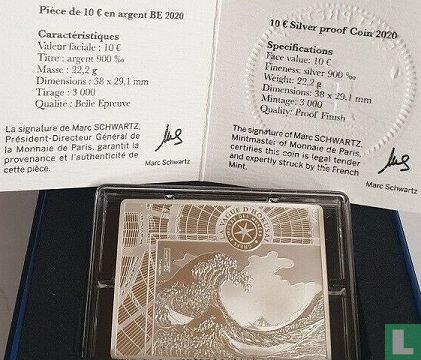 Frankrijk 10 euro 2020 (PROOF) "The Great Wave by Hokusai" - Afbeelding 3