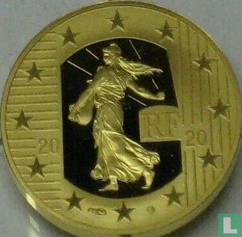 Frankrijk 50 euro 2020 (PROOF) "New Franc" - Afbeelding 1
