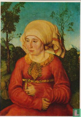 Bildnis der Frau eines Gelehrten, 1503 - Afbeelding 1