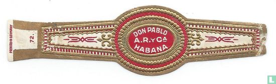 Don Pablo A.R. y Ca Habana - Afbeelding 1