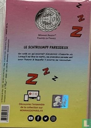 Frankreich 10 Euro 2020 (Folder) "Lazy Smurf" - Bild 2