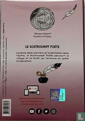 Frankrijk 10 euro 2020 (folder) "Poet Smurf" - Afbeelding 2