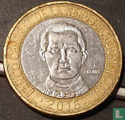 République dominicaine 5 pesos 2016 - Image 2