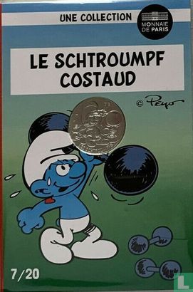 Frankrijk 10 euro 2020 (folder) "Hefty Smurf" - Afbeelding 1