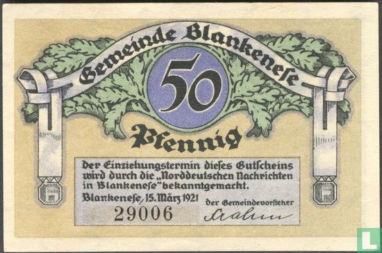 Blankenese, Ville - 50 Pfennig 1921 - Image 1