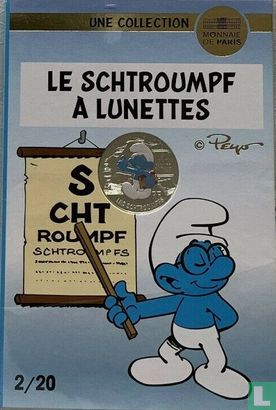 Frankreich 10 Euro 2020 (Folder) "Brainy Smurf" - Bild 1