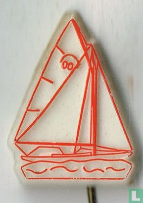 Sailboat 00 [red on white]