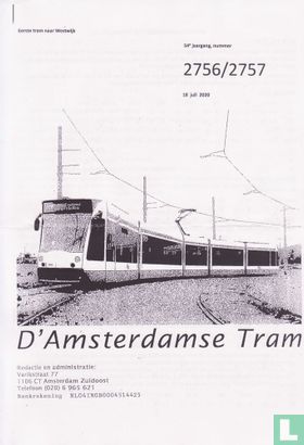 D' Amsterdamse Tram 2756 /2757 - Afbeelding 1
