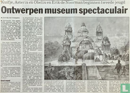 Ontwerpen Museum spectaculair
